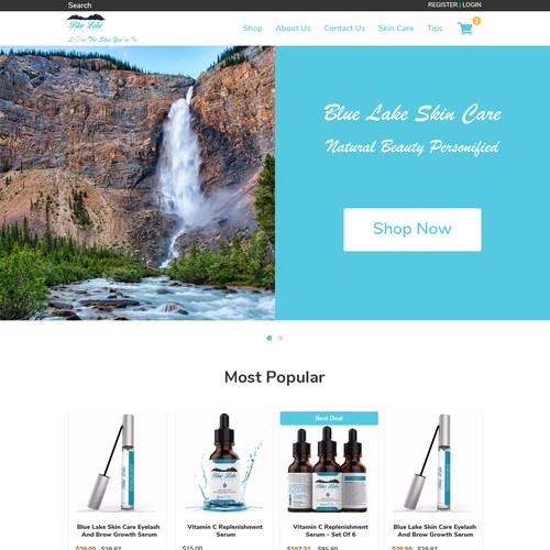 Skin Care Website