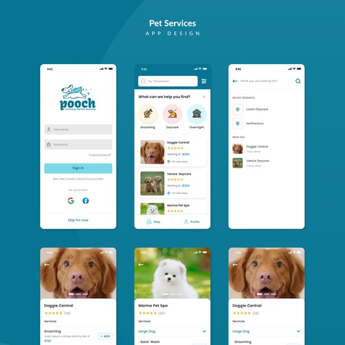 App for Pet's services