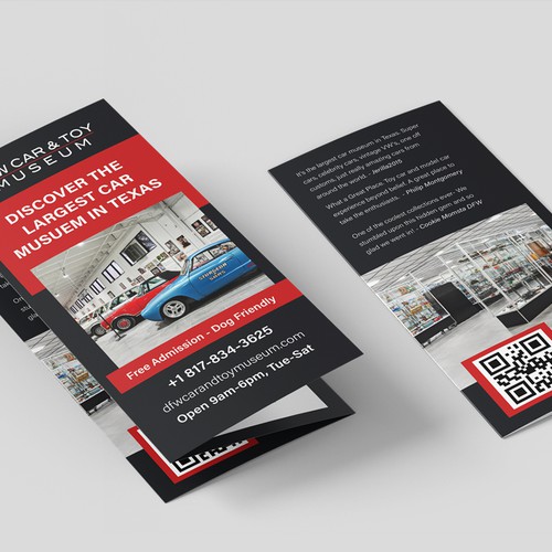 Museum brochure design