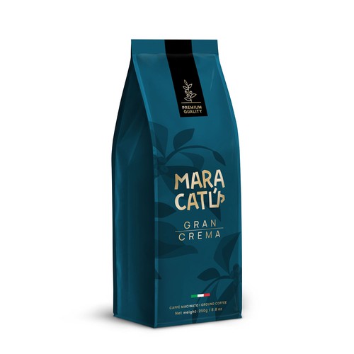 Premium Italian Coffee Packaging Design