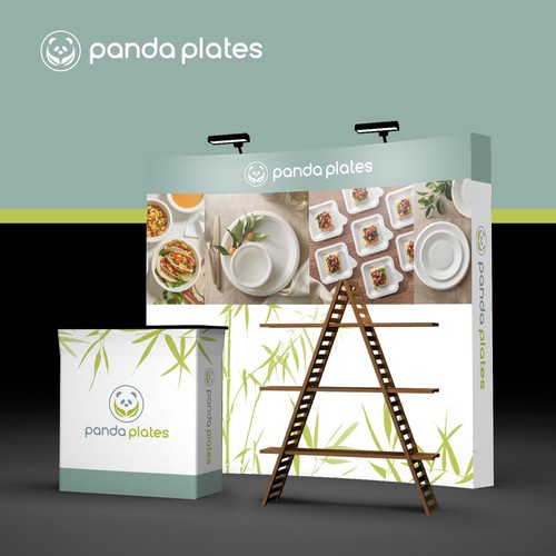 Panda Plates Booth Design