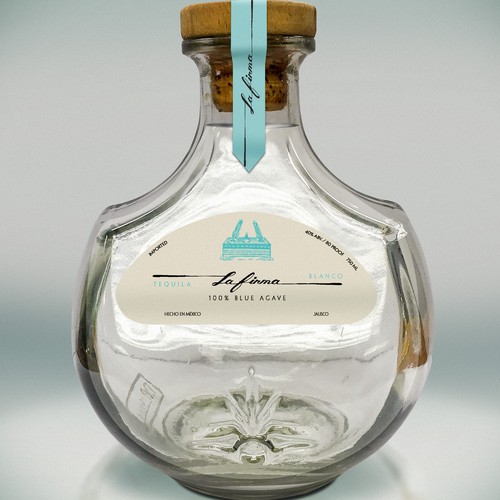 Label and logo for LA FIRMA Tequila
