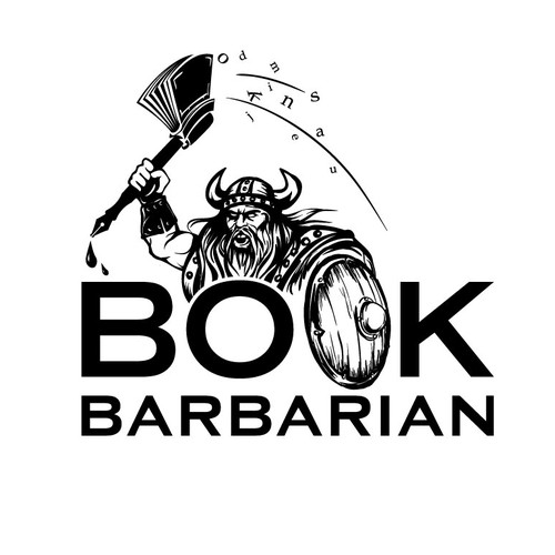 Create a kick-ass logo for BookBarbarian.com