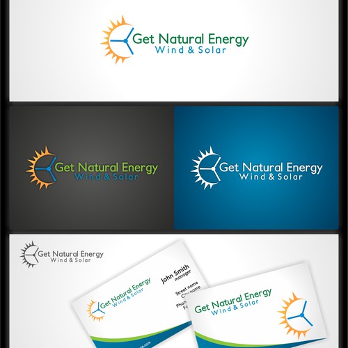 Logo for Get Natural Energy Wind & Solar
