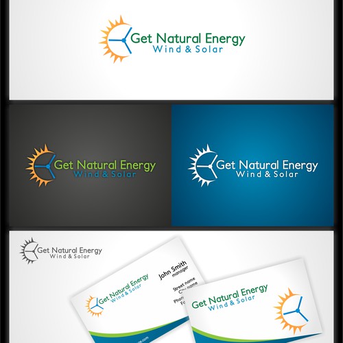 Logo for Get Natural Energy Wind & Solar