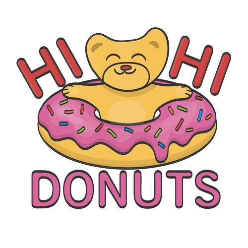 Logo for donuts shop