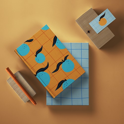 "Blue Oranges" - Stationery product