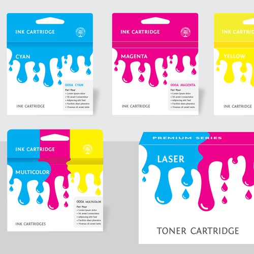 Packaging Design for Ink and Toner Cartridges