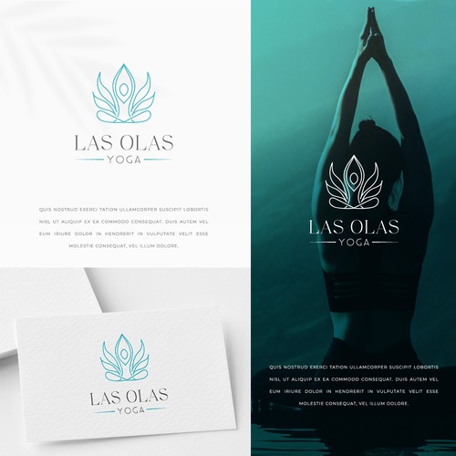 Las Olas Yoga Logo Design