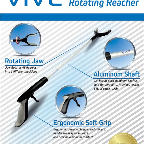 VIVE Reacher Graphic Image