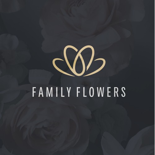 Iconic floral logo with a heart in the right place