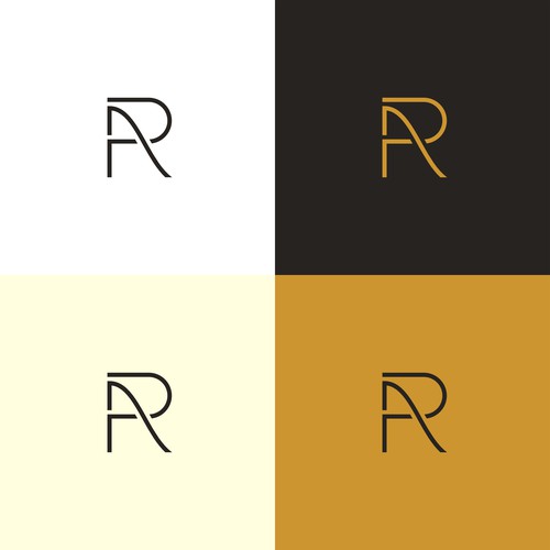 R+A Letters Logo Design