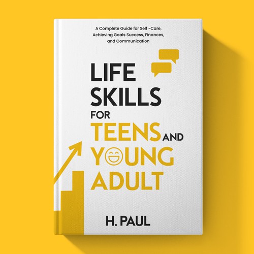 Book Cover Design for Life Skills for Teens and Young Adult