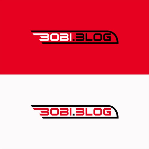 Modernist type-centric blog logo for Metro