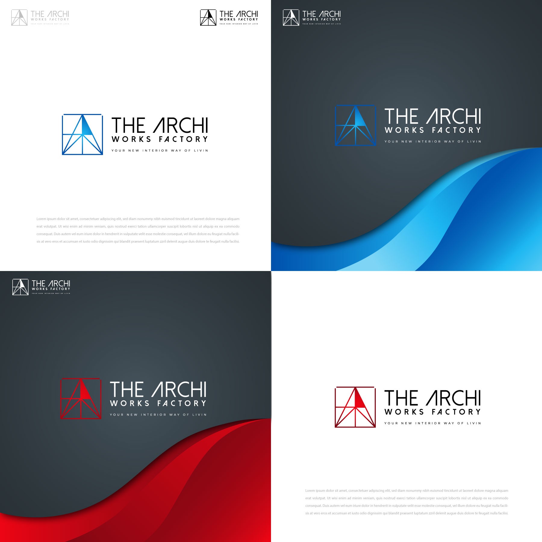 Soyer " INNOVATED NEVER DUPLICATED " pour notre logo d'architecture et rénovation