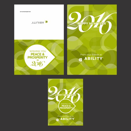 New Year Greeting Card for Ability