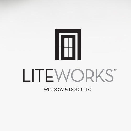 Logo and business card for LiteWorks Window & Door