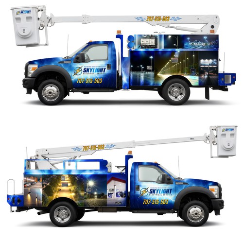 Skylight Lighting Truck Branding