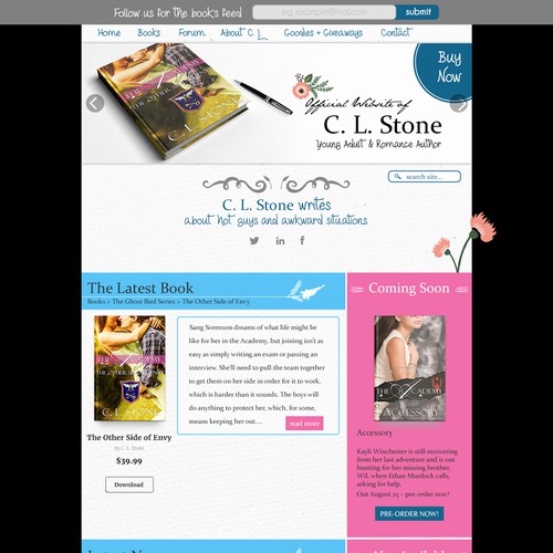 Writers Novel Website C.L. Stone