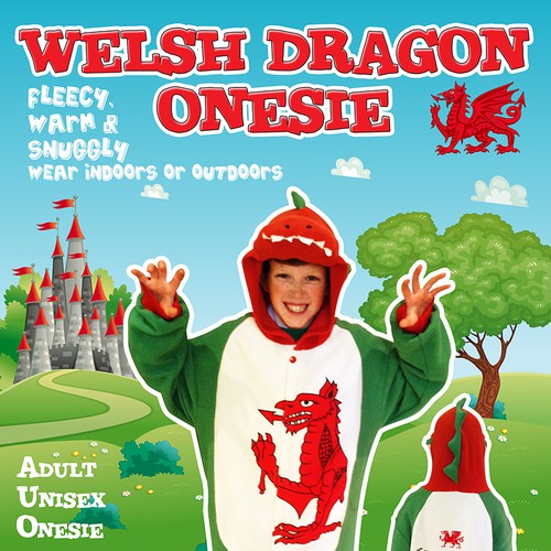 Welsh Dragon Onesie 