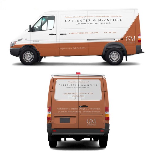 Van wrap for C&M carpentry