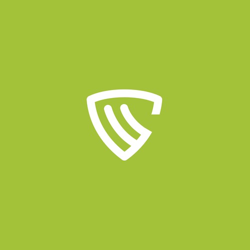 A bold, modern logo design for a work solutions company