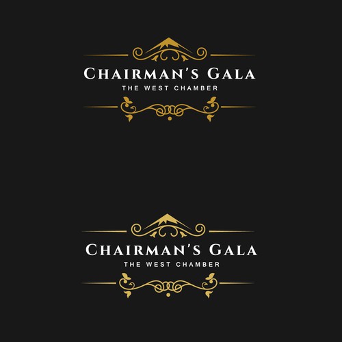 Elegant logo for a dignified award night for business professionals.