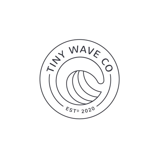 Design concept for Tiny Wave Co.