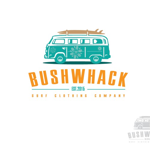 Surf Clothing Brand (Woody Car/VW Bus)