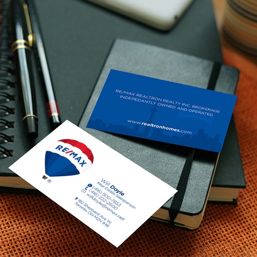 Diseño de Tarjetas de Presentación Re/Max