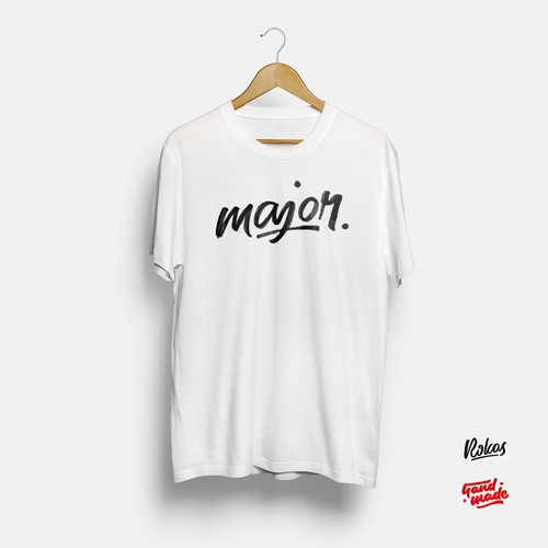 "Major" - design for a t-shirt