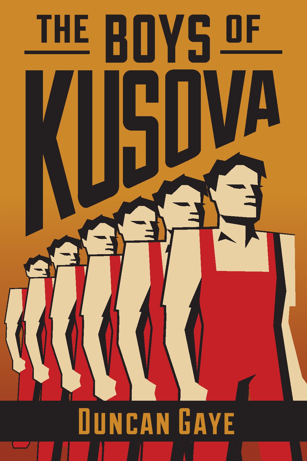 Propaganda-style book cover