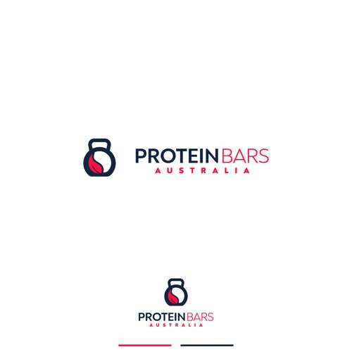 Logo concept for Protein Bars Australia