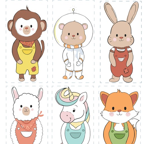 Animals for children's products 🐨🤍🐼