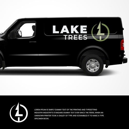 A cutting edge logo concept for Lake Trees