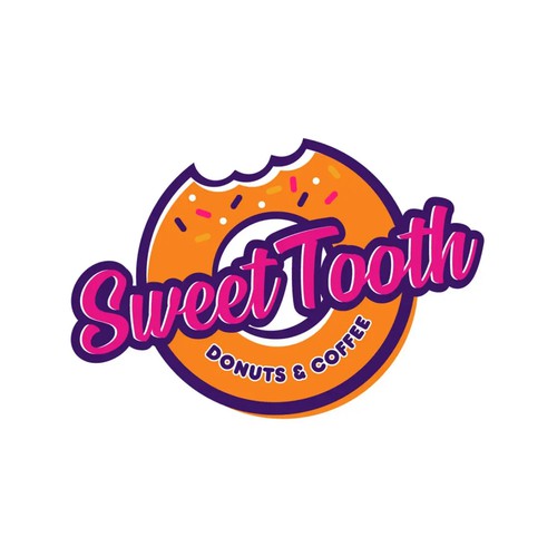 Sweet Tooth Donut & Coffee Logo