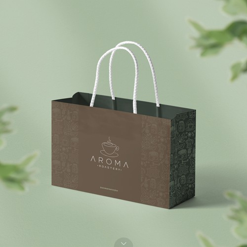 Shopping Bag Design of Aroma Roastery Specialty Coffee