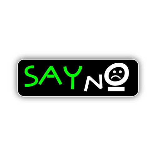Logo design for say no to drugs campaing