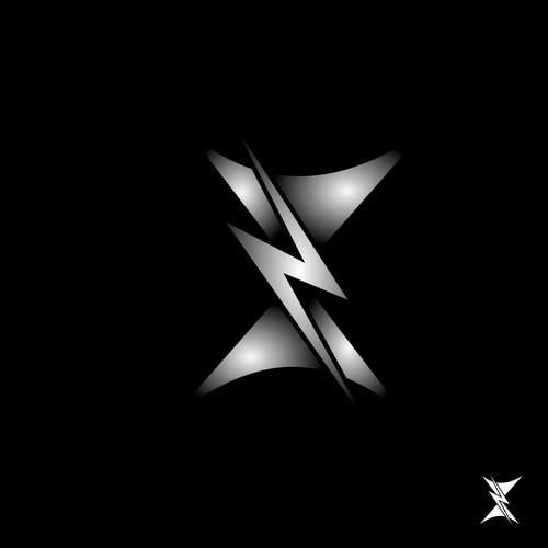 X with lightning