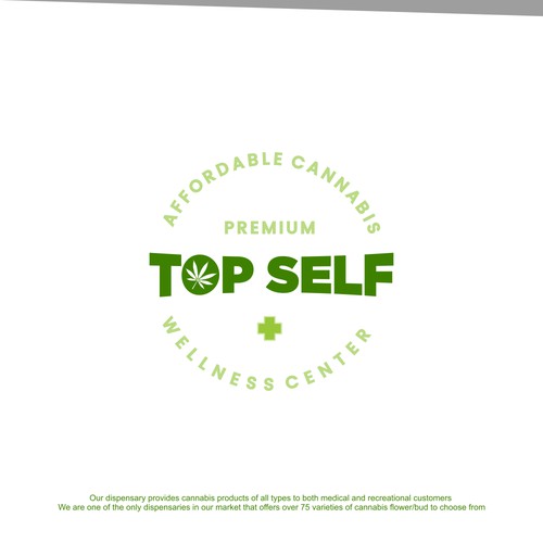 Top Self Cannabis Logo Concept