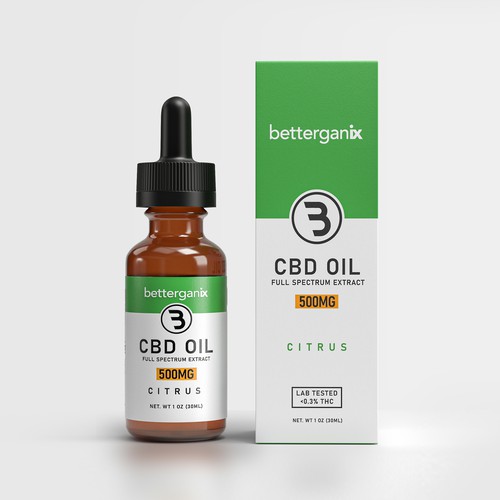 Packaging and Label design For CBD Oil