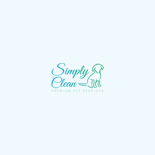 Logo concept for "Simply Clean" Premium Pet Services