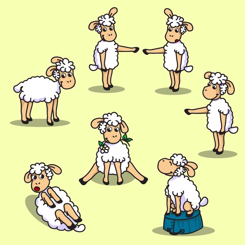 Lamb poses