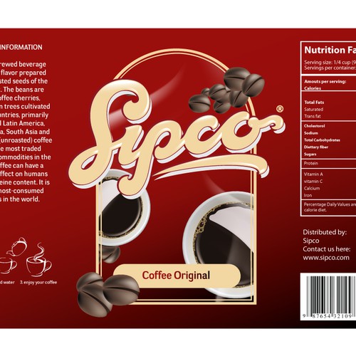 Sipco Coffee needs creative packaging