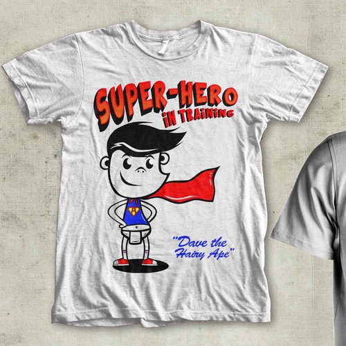 Children's Super-Hero T-Shirt Design..!!