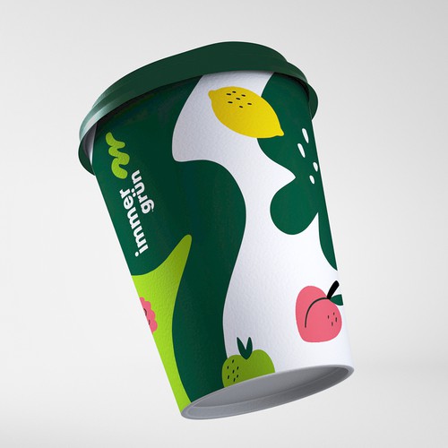 Takeaway smoothie cup design