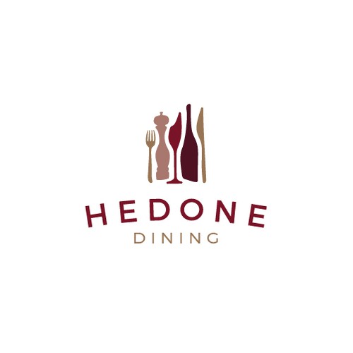 Sophisticated logo for a fine dining kits