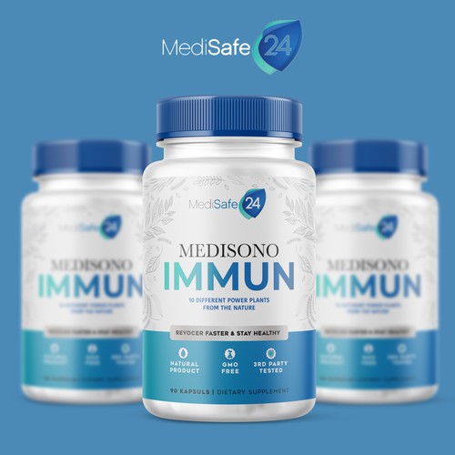 Immune Supplement Label Design