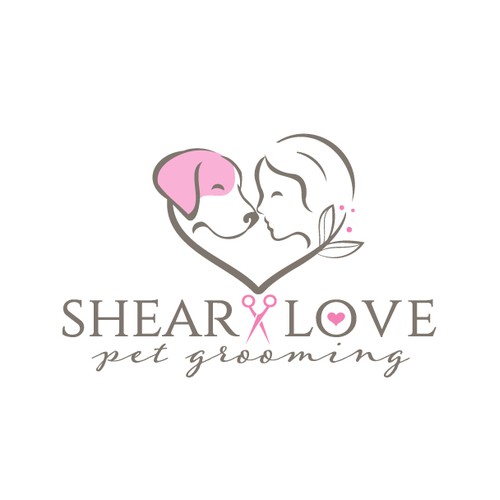 Pet grooming logo