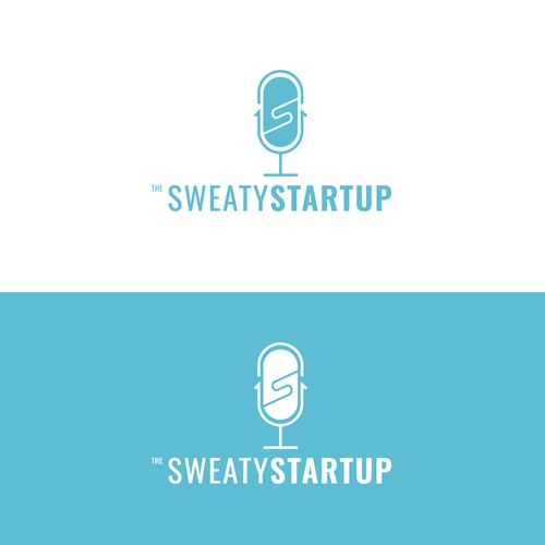 Modern logo concept for business podcast